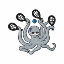 Racquetball Octopus embroidered shirts