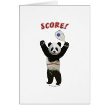 Racquetball Panda Score Cards