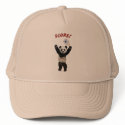 Racquetball Panda Score hats