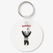 Racquetball Panda Score keychains