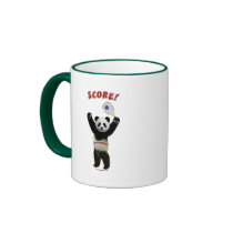 Racquetball Panda Score Mugs