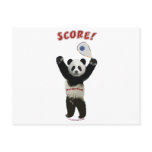 Racquetball Panda Score Post Card