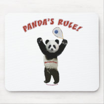 Racquetball Panda's Rule Mouse Mats