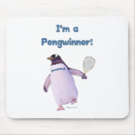 Racquetball Penguin Mouse Mat