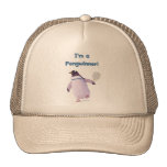 Racquetball Penguin Trucker Hat