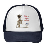 Racquetball Pirate Risk Mesh Hat