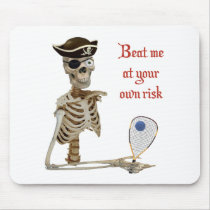 Racquetball Pirate Risk Mouse Mat