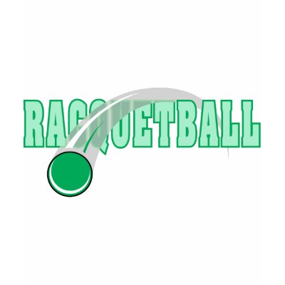 racquetball tee shirt by aesthete