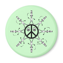 Rad Hatter #1 magnets by philthebasket Rad Hatter #1 magnets