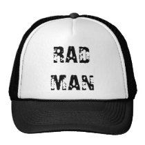 "RAD MAN " CAP by eZaZZleMan ( e_Zazzle_Man ) Mesh Hats
