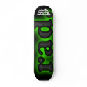RAD Premium Skateboard Deck - Glowing Neon Green by StellaKarmine RAD Premium Skateboard Deck - Glowing Neon Green