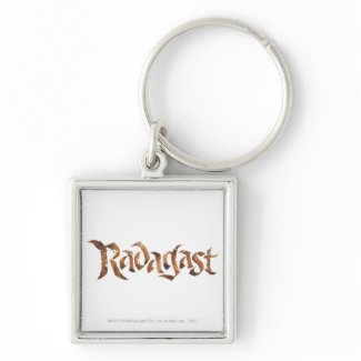 Radagast Name Textured Keychain