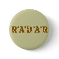 Radar Pinback Buttons