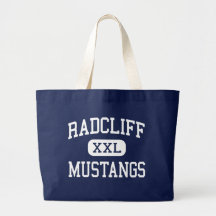 Radcliff Mustangs Middle School Dayton Ohio Tote Bags