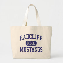Radcliff Mustangs Middle School Dayton Ohio Tote Bags