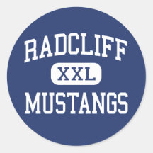 Radcliff Mustangs Middle School Dayton Ohio Sticker