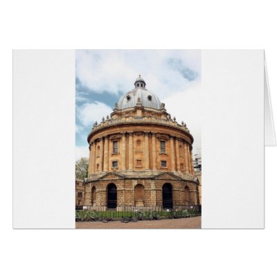 A view of the famous reading room, the Radcliffe Camera, part of the Bodleian LIbrary part of Oxford University