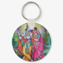 Radha and Krishna keychains