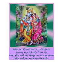 Radha and Krishna posters