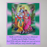Radha and Krishna Posters