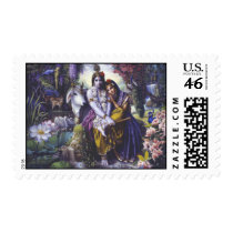 Radha Krishna Postage Stamps