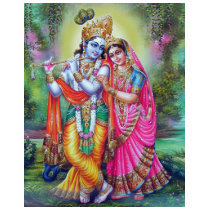 radha & krishna t-shirts by Tocatzin radha & krishna t-shirts