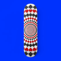 Radial Card Suits: Skateboard