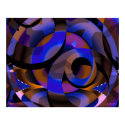 Radial Montage Abstract Poster posters