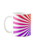 Radial Rainbow Lines: Mug