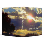 Radiance Monogrammed 3 Ring Binder