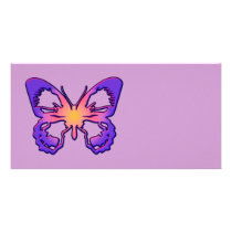 Radiant Butterfly Photo Greeting Card