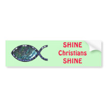 Radiant Fish bumper stickers