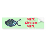 Radiant Fish bumper stickers