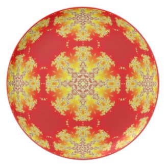 Radiant heart Kaleidoscope Mandala fuji_plate