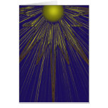 Radiant Star Blank Note Card