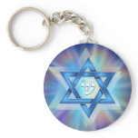 Radiant Star of David Key Chain