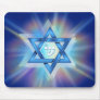 Radiant Star of David Mousepad