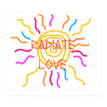 radiate love canvas print by joacreations radiate love canvas print