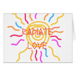 radiate love card