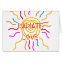 radiate love card