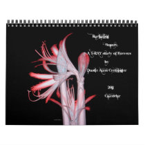 Radiating Beauty ( An X-Ray study of Flowers) Calendars