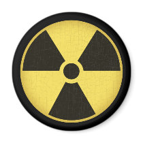 Radiation 1 refrigerator magnet