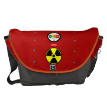 Radiation Geiger Counter Effect Messenger Bag L at Zazzle