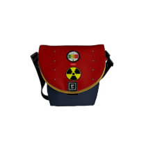 Radiation Geiger Counter Effect Messenger Bag S at Zazzle