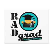 Radiation Grad CERVICAL CANCER Post Card