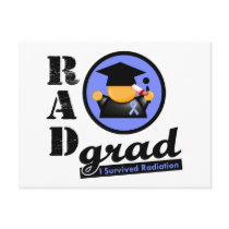 Radiation Grad ESOPHAGEAL CANCER Postcard