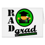 Radiation Grad KIDNEY CANCER Green Ribbon cards