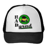 Radiation Grad KIDNEY CANCER Green Ribbon hats