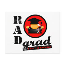 Radiation Grad ORAL CANCER Postcards