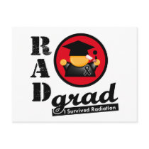 Radiation Grad SKIN CANCER Postcards